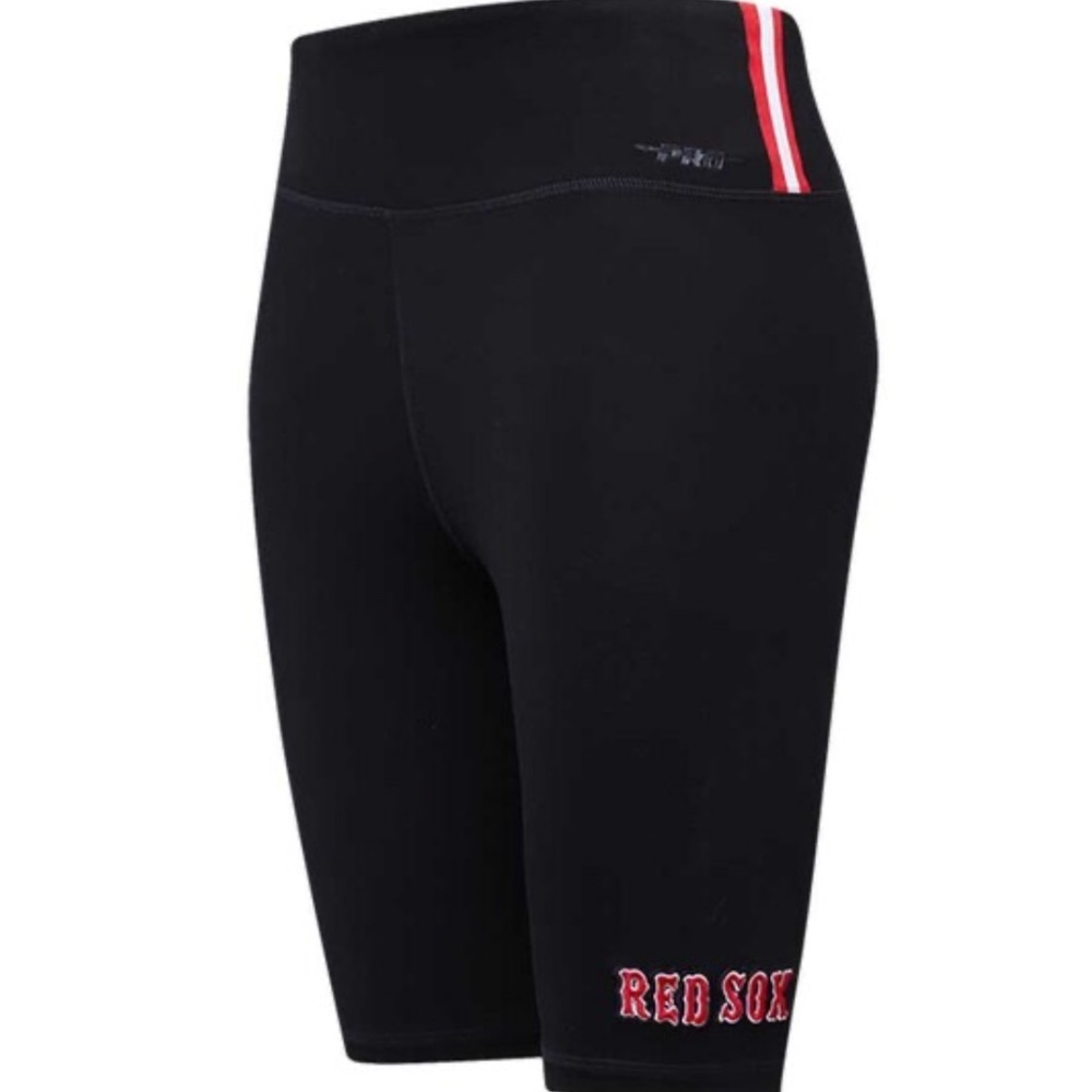 Boston Red Sox Black Women's Athletic Bike Shorts